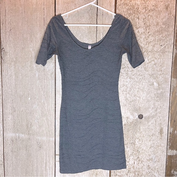 Cocktail party mini dress heathered grey small - Picture 1 of 6